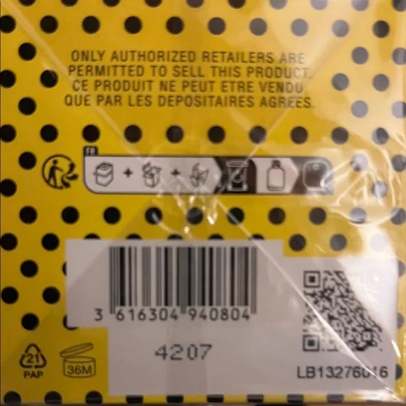 NWT Marc Jacobs Honey Yellow Polka Dot Box - Picture 2 of 2